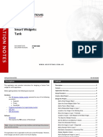 Smart Widgets: Tank: Document Date: Document Revision