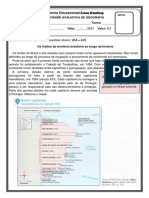 4Â°ANO - ATIVIDADE AVALIATIVA DE GEOGRAFIA - 3Â° TRIMESTRE - Revisada