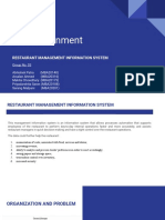 MIS Assignment: Restaurant Management Information System