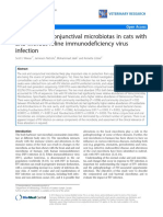 The Oral and Conjunctival Microbiotas in Cats With and Without Feline Immunodeficiency Virus Infection2015veterinary Research