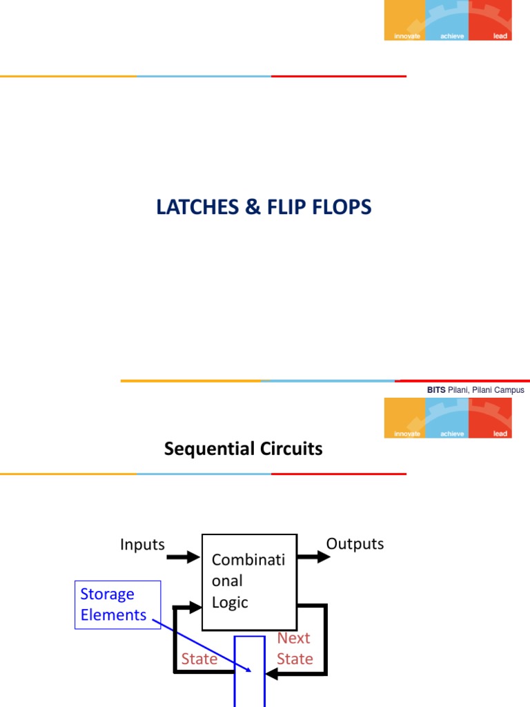An Introduction to Latches and FlipFlops Storing Information with