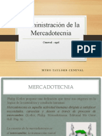 C. Administración de La Mercadotecnia