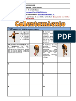 Tabla de Calentamiento