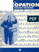 PDF Drum Book - (Drum-Lesson) - Progressive Steps to Syncopation for the Modern Drummer - By Hmd