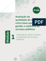 Módulo 1 - Visão Geral Sobre Serviços e Avaliação de Serviços Públicos