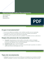 Apresentação Sobre Recrutamento