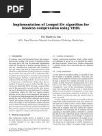 Implementation of Lempel-Ziv Algorithm For Lossless Compression Using VHDL