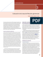 Capitulo 3 y 4 Evaluacion de La Tasa de Filtración Glomerular