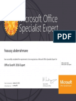 Office Excel 2016 Expert