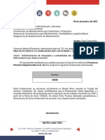 Formato Carta Compromiso MDM