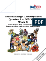 Quarter 2 - MELC 10 Week 5: General Biology 1 Activity Sheet