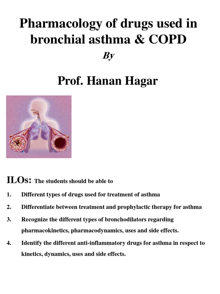 Asthma & COPD Drug Pharmacology | PDF | Asthma | Chronic Obstructive ...