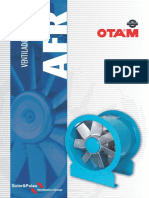 Ventiladores axiais AFR - Catálogo técnico