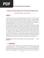 Structural Study of Nahr Umr Oil Field in Southern Iraq: Keywords