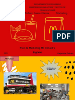 Plan de Marketing de McDonald S - Alejandra Galvan