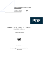 4 - Lopez Murphy. Descentralización Fiscal