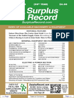 JANUARY 2022 Surplus Record Machinery & Equipment Directory