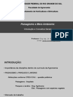 Introdução e Conceitos Gerais Do Paisagismo