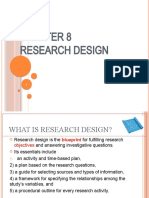 Chap8 - Reseach Design