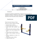 Mantenimiento Elevador