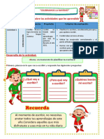 Ficha 2do Grado Comunicación 13 de Diciembre