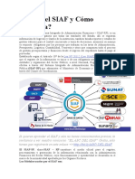 Qué Es El SIAF y Cómo Funciona