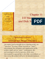 I/O Management and Disk Scheduling: Operating Systems: Internals and Design Principles