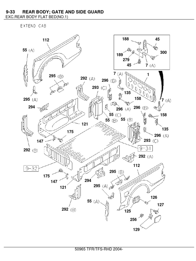 9 33 Rear Body Gate and S | PDF | Screw | Vehicles