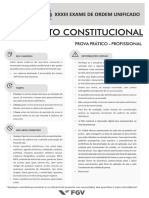 Xxxiii Exame Constitucional - Segunda Fase