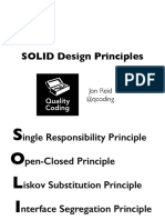 SOLID Design Principles: Jon Reid @qcoding