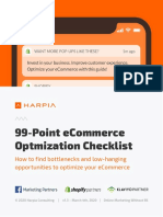 99 Point Ecommerce Optimization Checklist