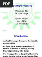 16 IIR Filter Design