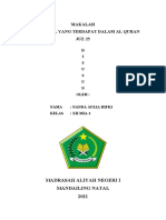 Makalah Isim Tafshil Yang Terdapat Dalam Al Quran