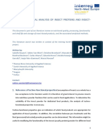 Techno-Functional Analysis of Insect Proteins and Insect-Based Products