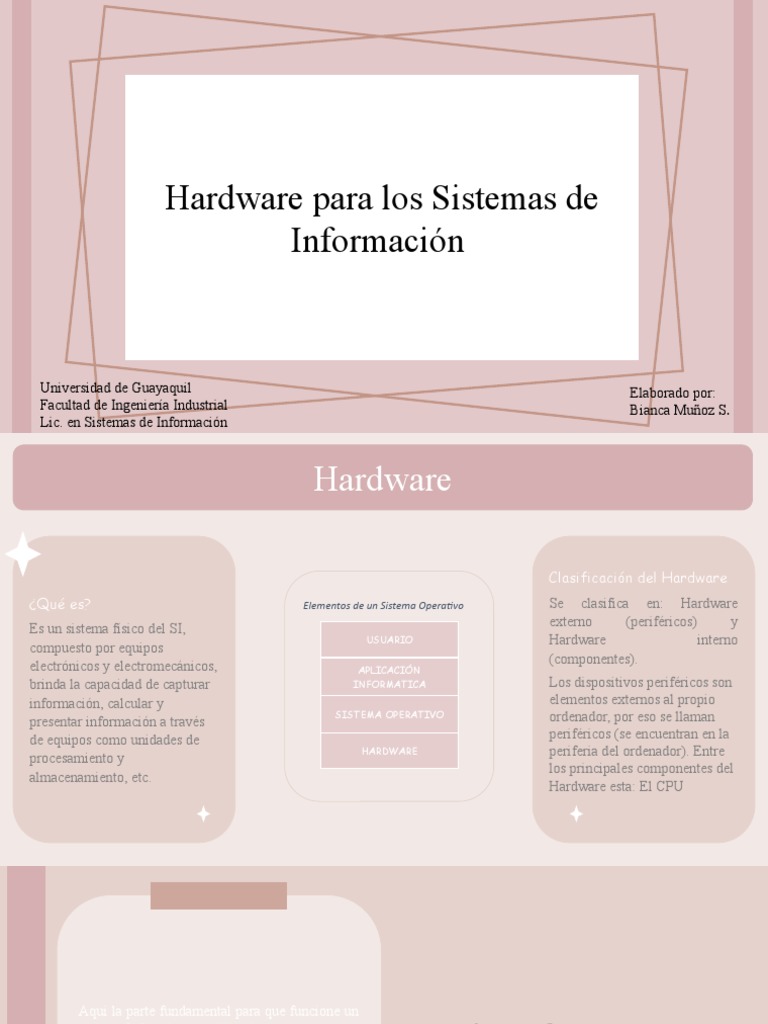 Sistemas Hardware | PDF | Hardware de la computadora | Periférico