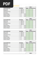 Kai Greene Workout Routine Spreadsheet