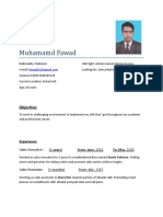 Muhamamd Fawad: Objective