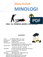 Definisi Kriminologi Part 1