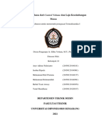 (TUGAS KELOMPOK 10) Konservasi Massa Dari Control Volume Dan Laju Kesetimbangan Massa