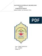 Laporan Formulasi Teknologi Sediaan Cair Semi Solid Modul: Suspensi Dan Emulsi