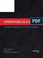 Operations As A Service: Reshaping IT Operations To Solve Today's Challenges