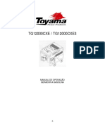 manual gerador toyama TG12000CXE - TG12000CXE3