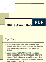 Basis Data: DDL & Aturan Referential