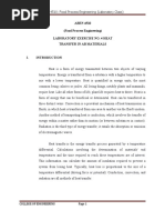 ABEN 4510 (Food Process Engineering) Laboratory Exercise No. 4 Heat Transfer in Ab Materials