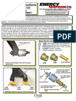 For Set # 3.3189: Installation Instructions