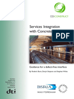 Services Integration With Concrete Buildings Guidance For A Defect Free Interface (Sample)