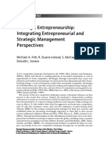 Strategic Entrepreneurship: Creating A New Mindset, First Edition