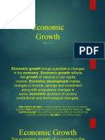 Economic Growth Economic Development