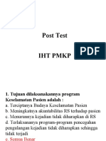 Post Test IHT PMKP 2021