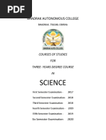 Science: Bhadrak Autonomous College